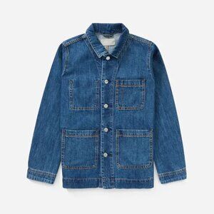 Everlane's The Denim Chore Jacket in Dark Indigo